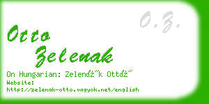 otto zelenak business card